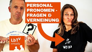 Personalpronomen mit to be Verneinung amp Fragen [upl. by Oisacin]