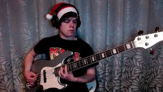 The Darkness  Christmas Time Dont Let The Bells End  Bass Cover [upl. by O'Neil]