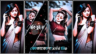 KOKA KILA XML FILE ALIGHT MOTION VIDEO EDTING NEW TREND NEW XML FILE❤️ [upl. by Ellerrehc]