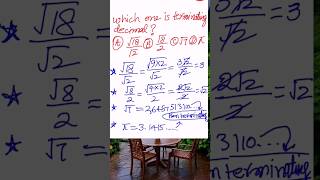 identification of terminating decimals among all non terminating non recurring decimals MBSZ1 hit [upl. by Roda841]