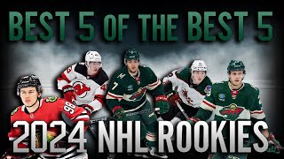 Best 5 of the Best 5  Episode 2  2024 NHL Rookies [upl. by Sancho]