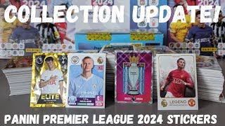 PREMIER LEAGUE 2024 STICKER COLLECTION UPDATE premierleague panini haaland manchesterunited [upl. by Phila]