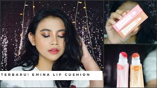 EMINA LIP CUSHION  REVIEW AND DEMO DI BIBIR HITAM PLUS OMBRE LIPS [upl. by Aevin335]