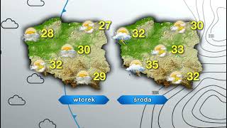 Prognoza pogody na TVN Meteo 08072024 [upl. by Ecirtahs]