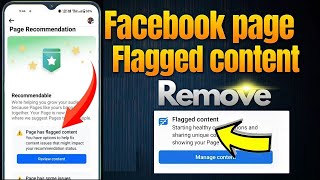 How to Fix Facebook Page Has Flagged Content Problem 2024 NEW UPDATE [upl. by Kinsler]