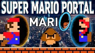 Mari0  Super Mario Bros Meets Portal  Gameplay [upl. by Burnard558]