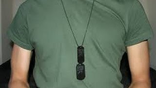 Buy US Military Dog Tags at Army Surplus World Tags [upl. by Ahsir559]