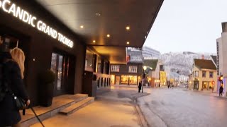 Tromso City  Arctic Circle  NORWAY on Winter [upl. by Norrv]