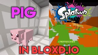 Pigs and New Gamemode in Bloxdio  New Mob [upl. by Marla]