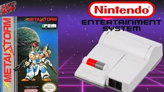 Metal Storm  Rare and Expensive Nintendo NES Gameplay [upl. by Kentiga130]