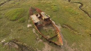 Shipwrecks by drone  Fleetwood  Boat graveyard [upl. by Arakal428]