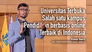 Ridwan Remin  Universitas Terbuka Salah satu kampus pendidikan berbasis online terbaik di Indonesia [upl. by Malvia211]