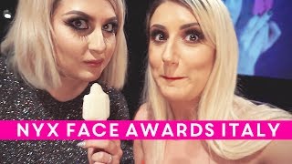 FINALE NYX FACE AWARDS ITALY 2017 E MINI HAUL  VLOG [upl. by Siegfried]