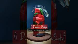 Infused Water Watermelon  Basil Leaves [upl. by Aramac196]