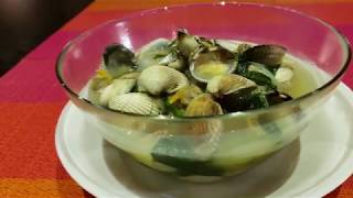 How to cook delicious Cockles Soup Recipe  Kinason [upl. by Aduh702]