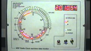 MSF Radio Clock Data Monitor startup [upl. by Chor392]