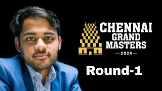 Chennai Grandmasters 2024  Round1  Arjun Erigaisi Levon Aronian Vidit Gujrathi  5 Nov 2024 [upl. by Acsicnarf]