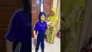 RAISHA DAPET TAS LABUBU BARU DARI MAMAH BUAT KESEKOLAH 🥰 shorts [upl. by Yolanthe81]