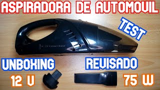 ¿Tiene suficiente potencia Aspiradora para auto AutoStyle de 75 W  12 V Unboxing Revisado y Test [upl. by Friend727]