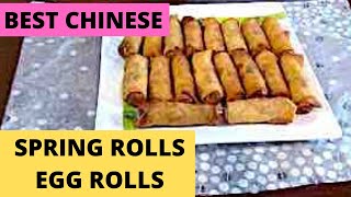 Best Chinese Spring RollsEgg Rolls CookWithNancy [upl. by Ishii218]