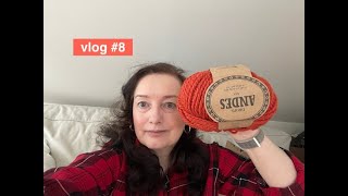 vlog 8 unboxing włóczki ze sklepu Kokonki i co aktualnie mam na drutach [upl. by Lopes926]