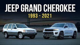 Jeep Grand Cherokee Evolution  5 Generations since 1993 [upl. by Nedlog]