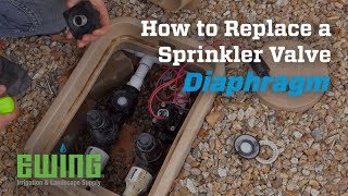 How to Replace a Sprinkler Valve Diaphragm [upl. by Doownyl185]