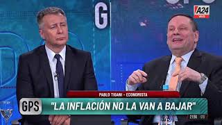 La INFLACIÓN núcleo no baja del 5  Pablo Tigani con Rolando Graña A24 [upl. by Glaser669]