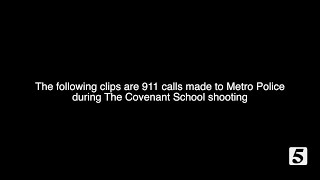 Metro Police release 911 calls made during The Covenant School shooting [upl. by Anaidni577]