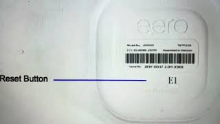 How to Hard Reset eero 6 Pro Router [upl. by Imoian]