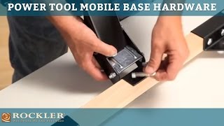 Rockler Power Tool Mobile Base Hardware [upl. by Atinauq973]