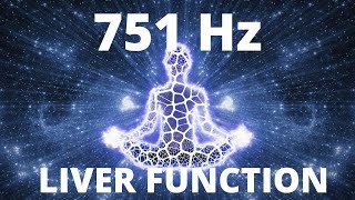 751 hz  Binaural Beats  Improved Liver Function  Miraculous Healing Meditation [upl. by Tadich367]