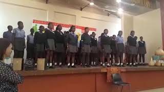 Paresis Secondary School Choir own little twist of Ndikokele [upl. by Odlamur954]