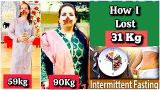 My Weightloss Journey From 90kg to 59Kg How I Lost 31Kg  Intermittent Fasting Diet PlanWomeniaATF [upl. by Ahselak248]