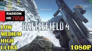 HD 7850  R7 265  Battlefield 4  1080p Low Medium High and Ultra settings [upl. by Baumbaugh]