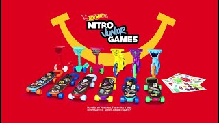 MCDONALDS  Cajita Feliz Hot Wheels Nitro Junior Games Costa Rica 2023 [upl. by Nwahsyd]