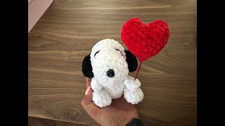 Crochet heart shaped balloon [upl. by Lynde232]