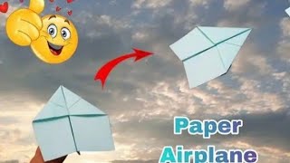 paper aeroplane craft super jet planepaper aeroplane [upl. by Norehs]