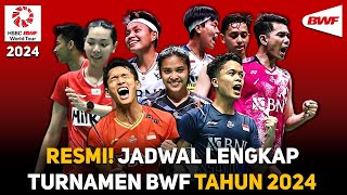 Ada Olimpiade Dan Thomas Uber Cup 2024 Jadwal Lengkap Turnamen Bulu Tangkis BWF 2024 calendarbwf [upl. by Oca]