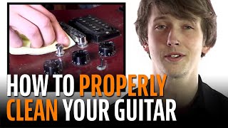 How to Clean a Guitar [upl. by Ennasirk968]