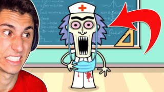 My New Teacher is an EVIL NURSE  Bash The Teacher [upl. by Sitelc]