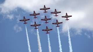 Snowbirds Sunday performance  St Louis Airshow 2016 4K [upl. by Hungarian]