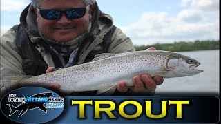 Fly fishing for Trout from a boat  TAFishing Show [upl. by Sale699]