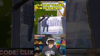 Clix First Victory In OG Fortnite fortnite ogfortnite clix shorts [upl. by Keram]