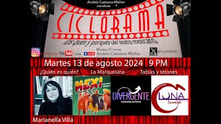 Ciclorama programa 211 Marianella Villa  Mexi  Divergente  Luna Escarlata [upl. by Milt]