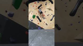 Silly little v4 climbing gym fun bouldering climb [upl. by Ahsened]