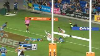 RND 6 Titans v Wests Tigers  Hls [upl. by Olracnaig633]