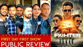 Fighter Movie Public Review Hrithik Roshan Deepika Padukone Fighter Full Movie Review [upl. by Lavinie]