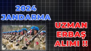 2024 JANDARMA UZMAN ERBAŞ ALIMI [upl. by Rosabel]