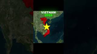 Countries At Their Worst Times history coldwar edit geographythroughmaps vietnamwar map war [upl. by Aralomo617]